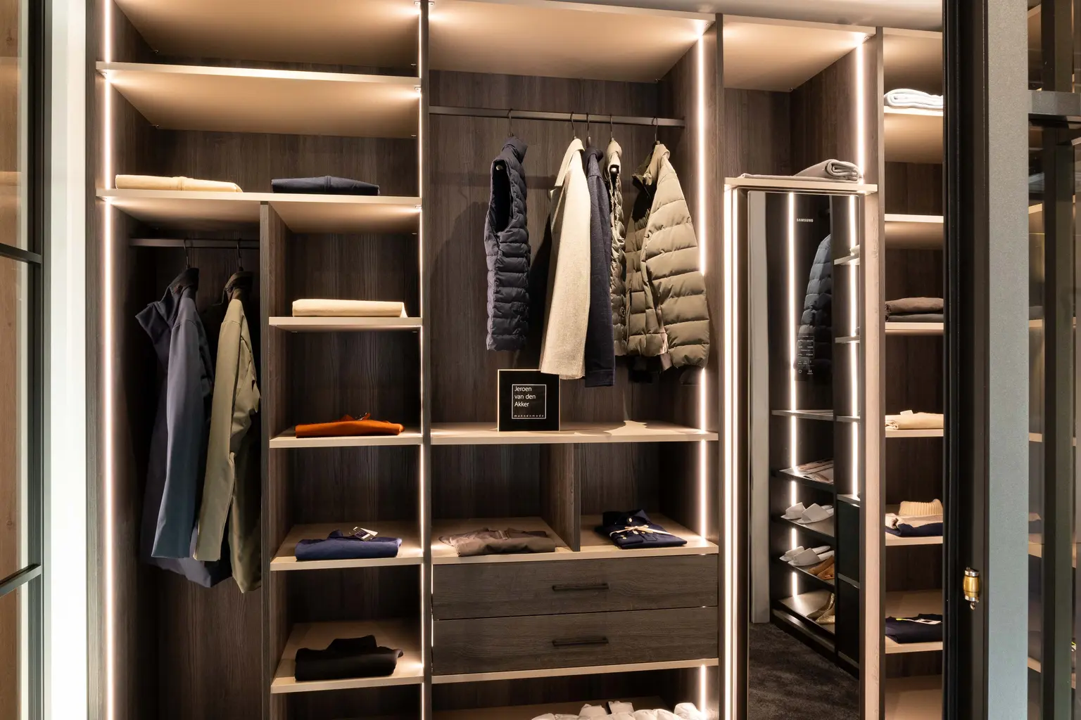 Exclusieve walk-in-closet