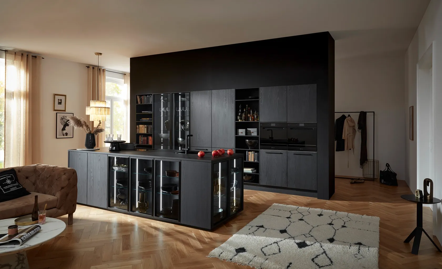 Luxe donkere keuken Middelburg