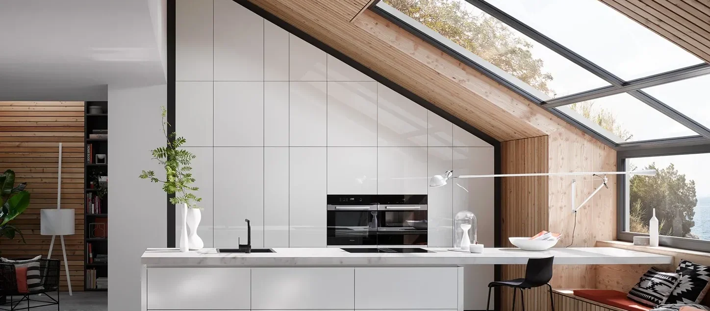 Witte keuken van Architecture Internationale