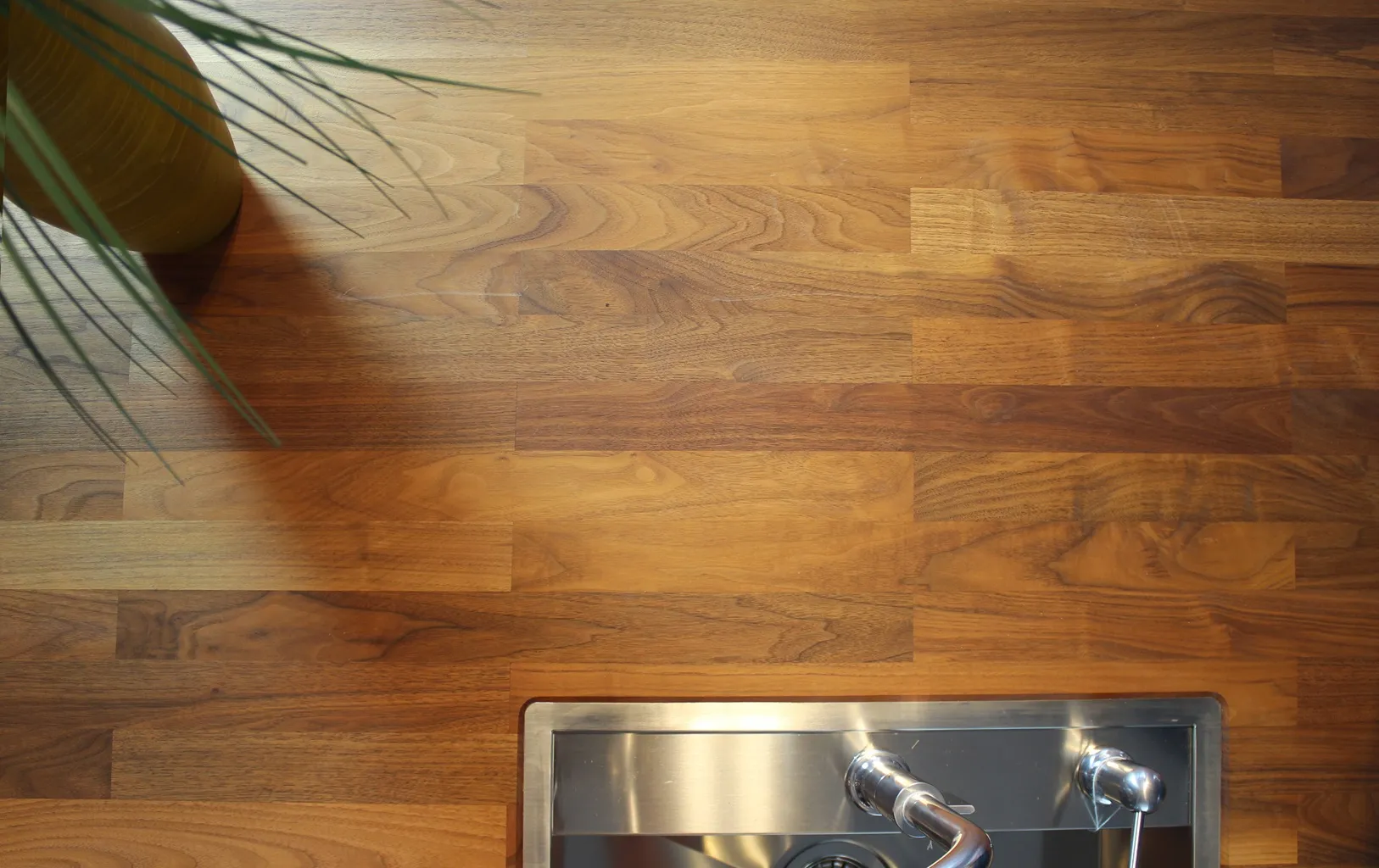 Massief hout keukenblad van Dekker Zevenhuizen