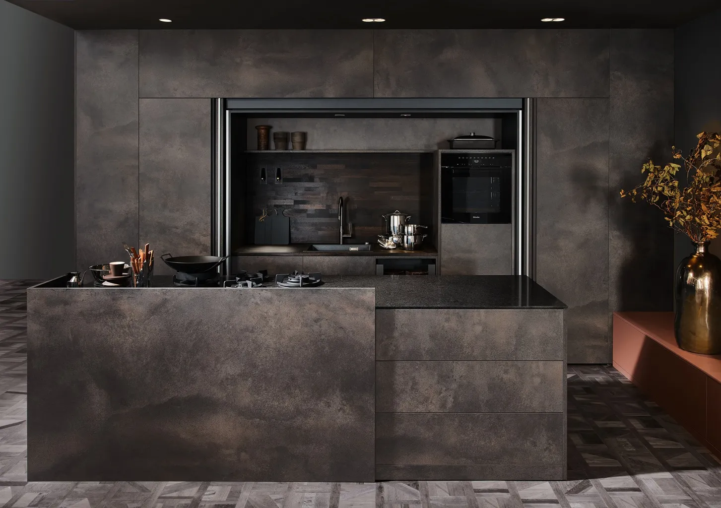 Pocket doors keuken van KH Systemmöbel