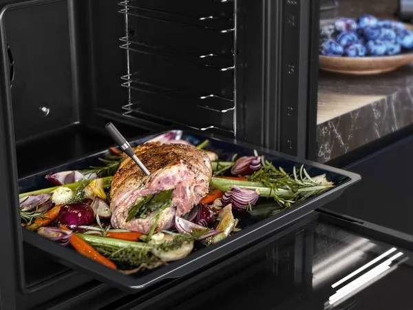 Vlees maken met de Siemens bluetooth kerntemperatuurmeter