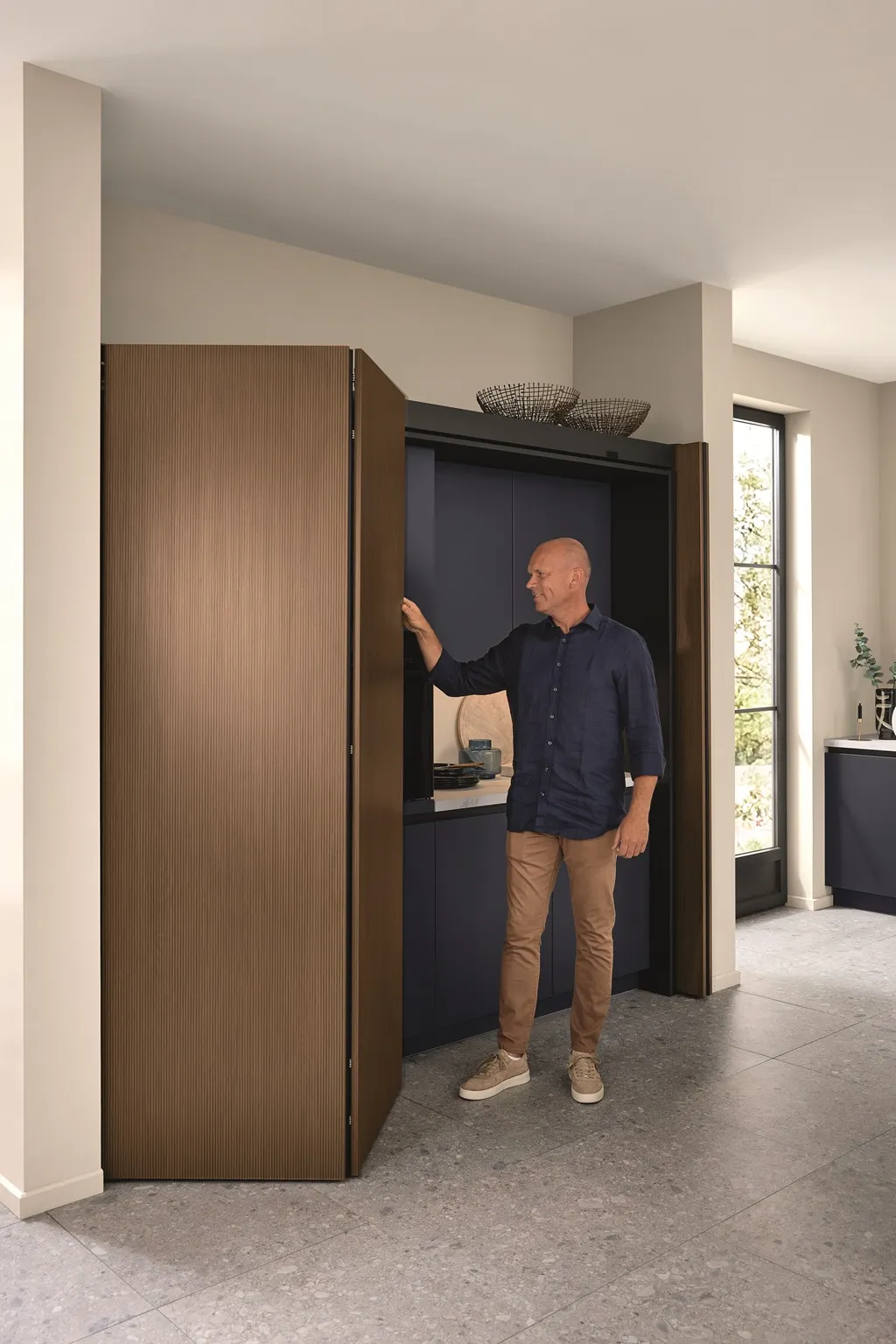 Houten pocket deuren van Ballerina Küchen