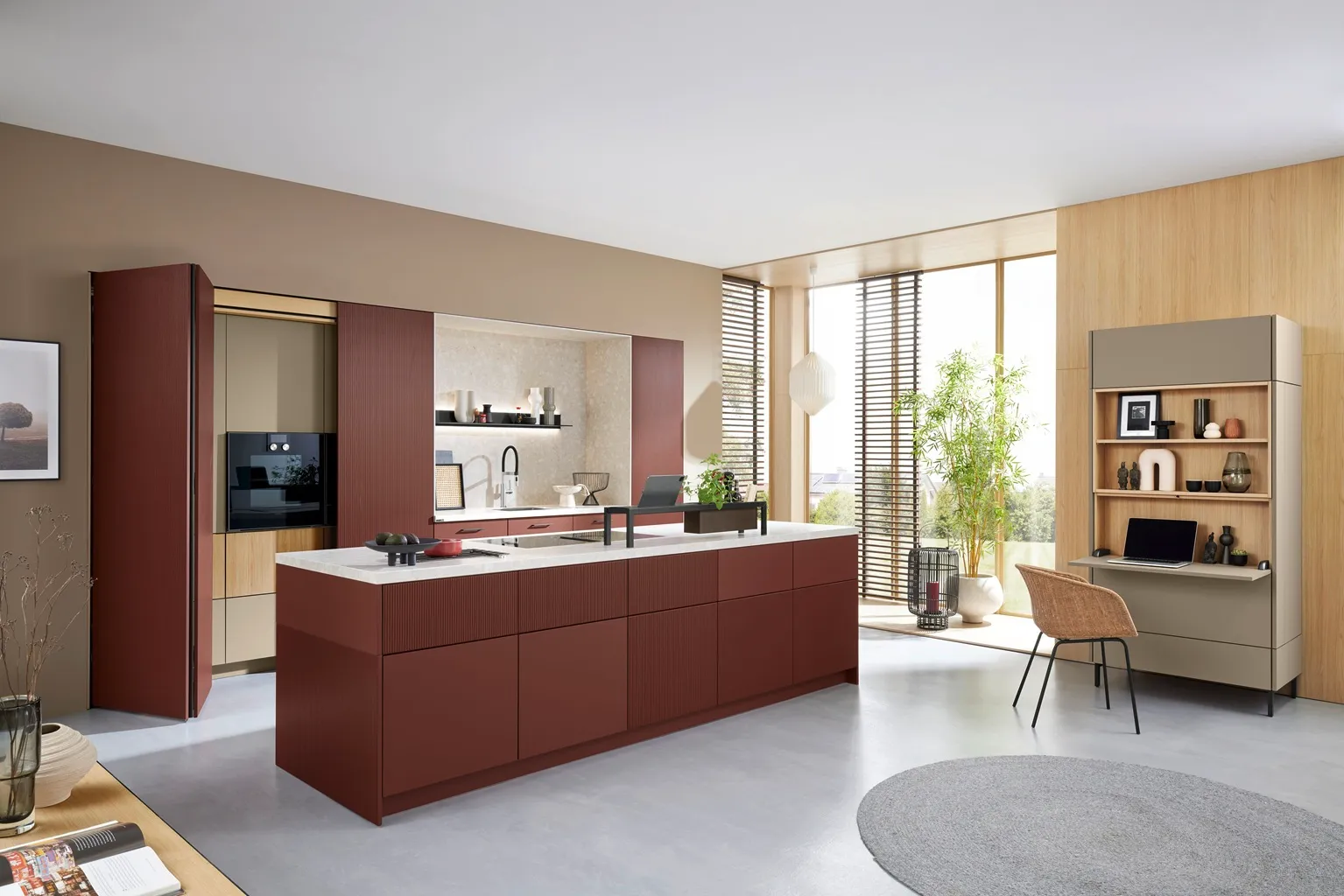 Exclusieve luxe keuken met pocket doors van Ballerina Küchen