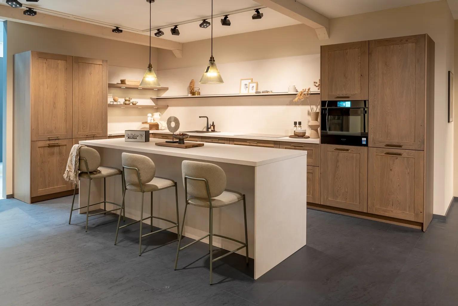 Eiken moderne rustico keuken van Ballerina Küchen