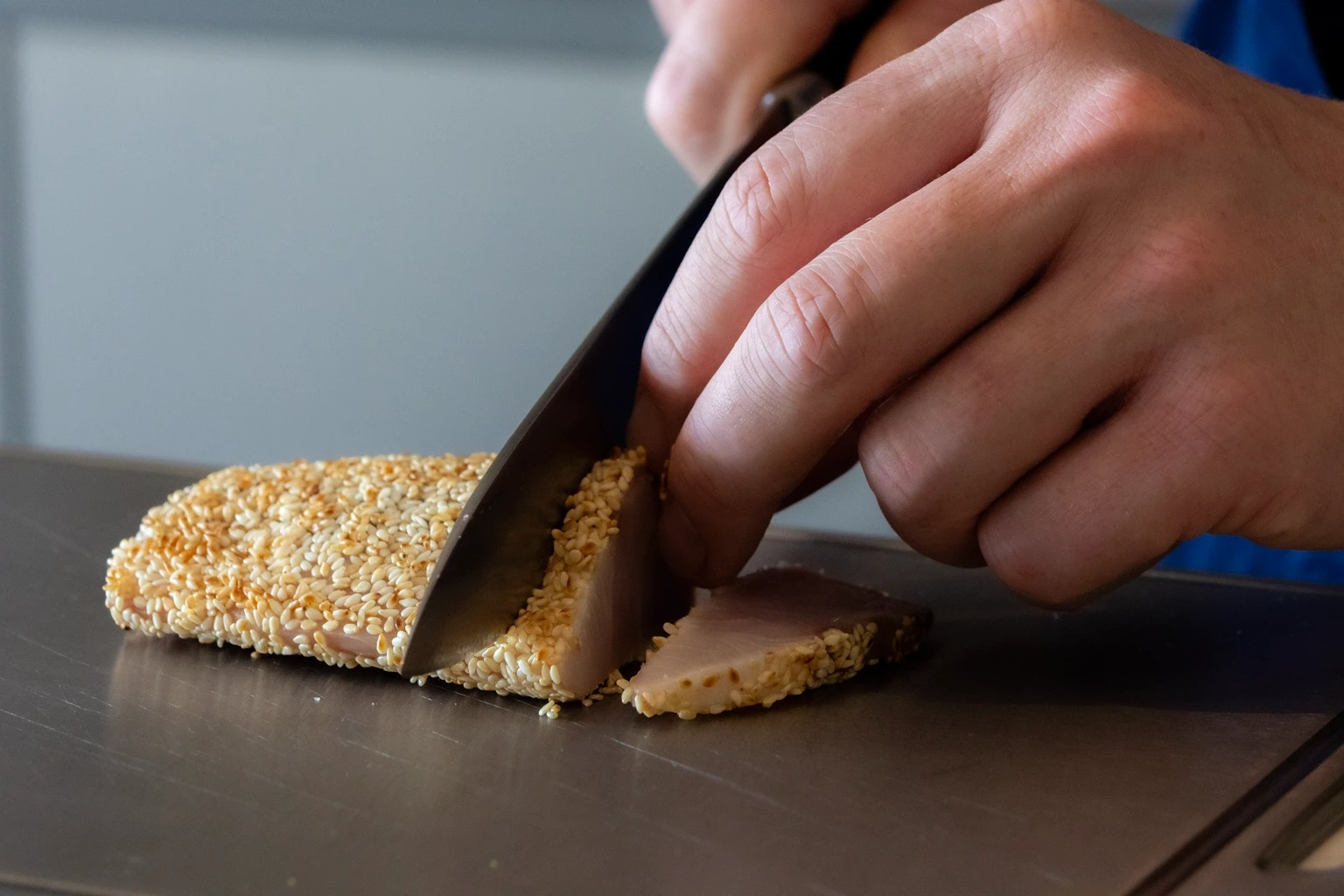 Brood crackers voor Kingfish Tataki