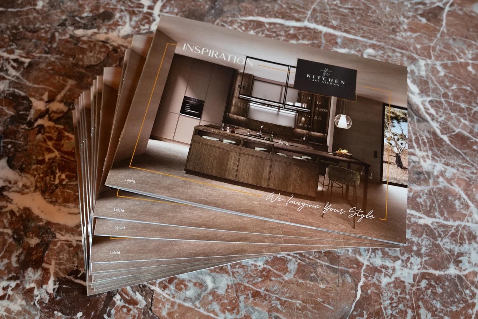 Keukeninspiratiebrochure van The Kitchen Art Studios